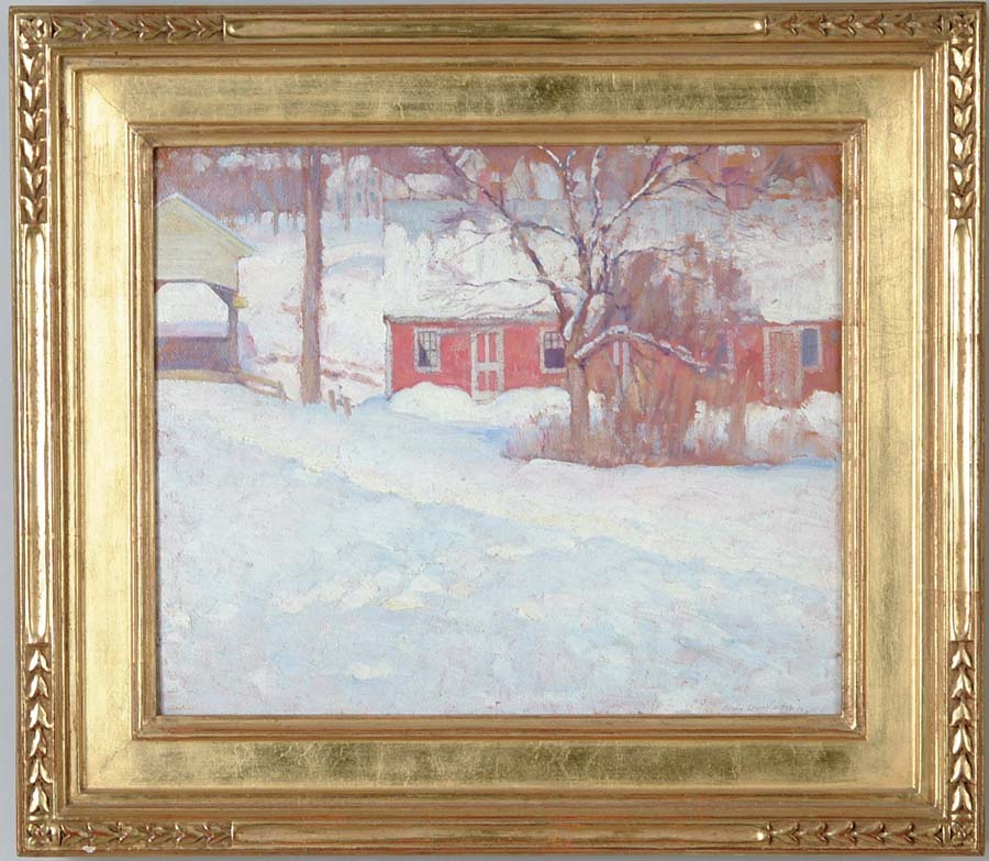 Appraisal: ALSON SKINNER CLARK American - A NEW ENGLAND WINTER LANDSCAPE