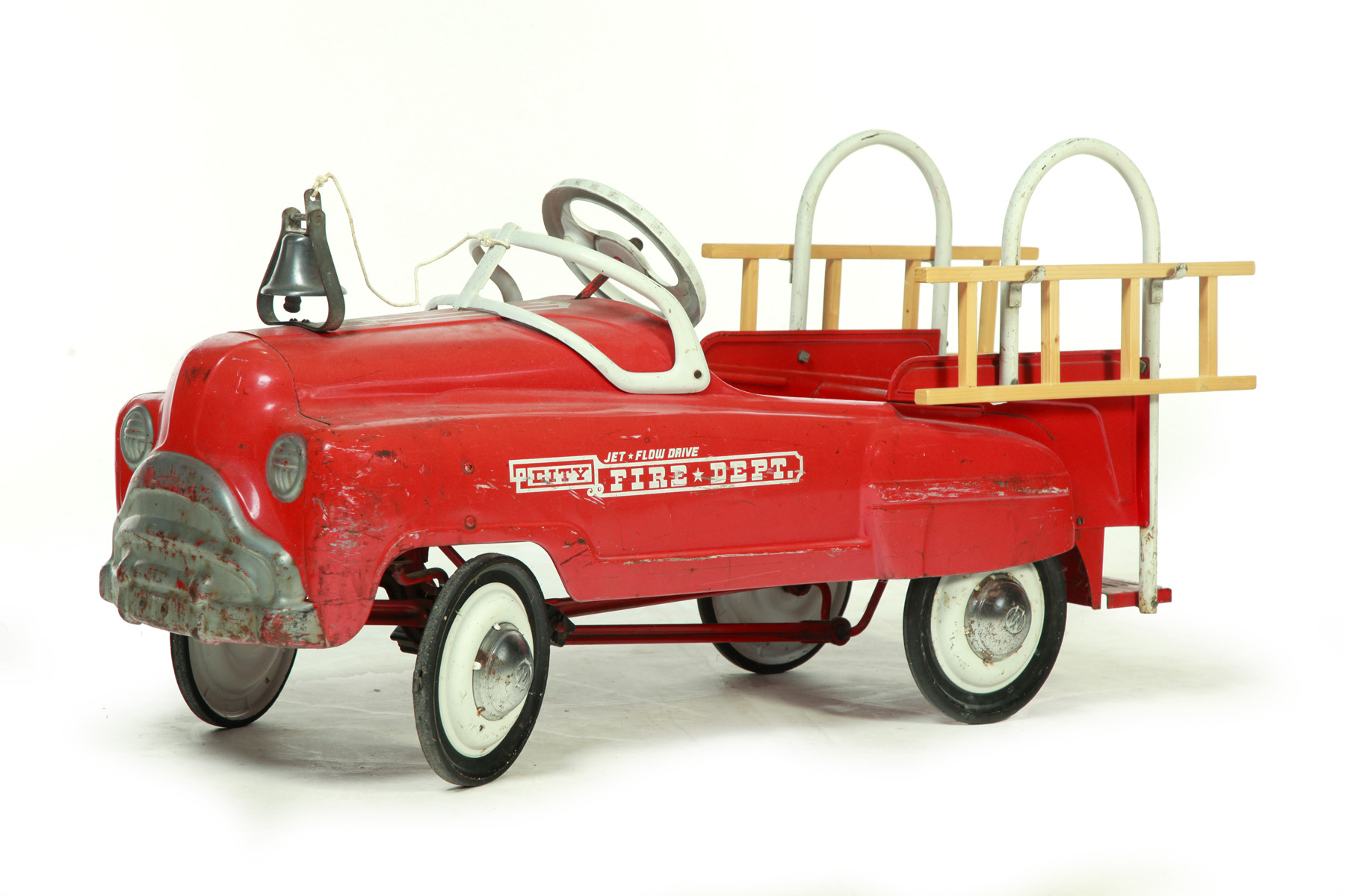 Appraisal: MURRAY FIRE DEPARTMENT PEDAL CAR American mid- th century Murray