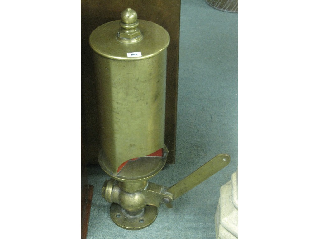 Appraisal: Ships brass steam horn