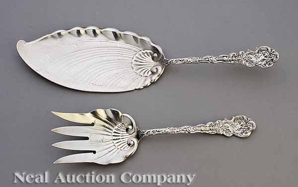 Appraisal: A Gorham Versailles Pattern Sterling Silver Cold Meat Fork and