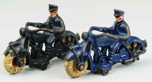 Appraisal: LOT OF TWO CHAMPION MOTORCYCLES Cast iron both done in