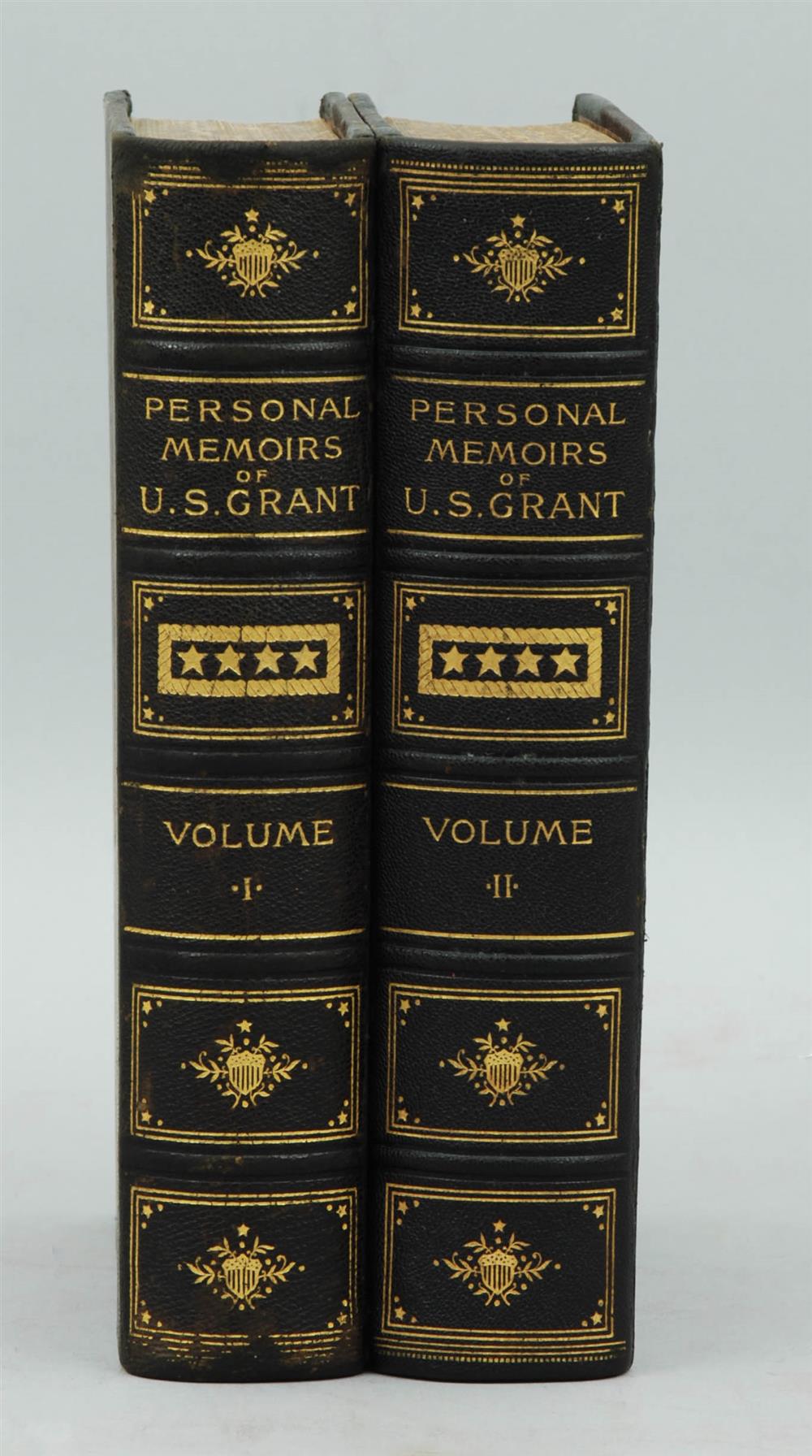 Appraisal: BINDINGS ULYSSES S GRANT MEMOIRS OF U S GRANT New