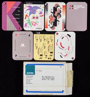 Appraisal: Adobe Playing Card Deck Adobe Systems Inc J Booklet OB