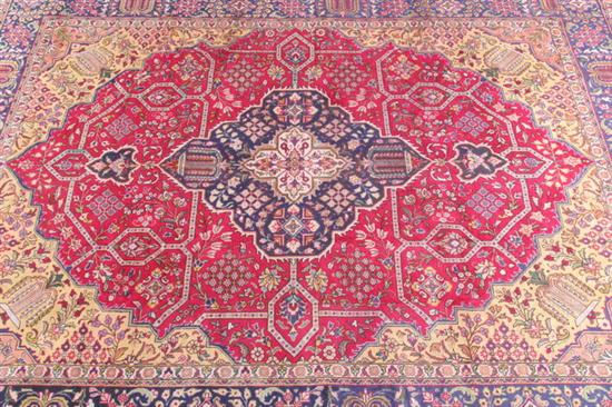 Appraisal: TABRIZ RUG ft in x ft in