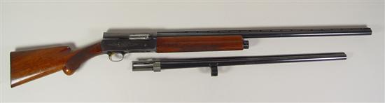 Appraisal: Belgium Browning Auto Lightweight In gauge with extra gauge barrel