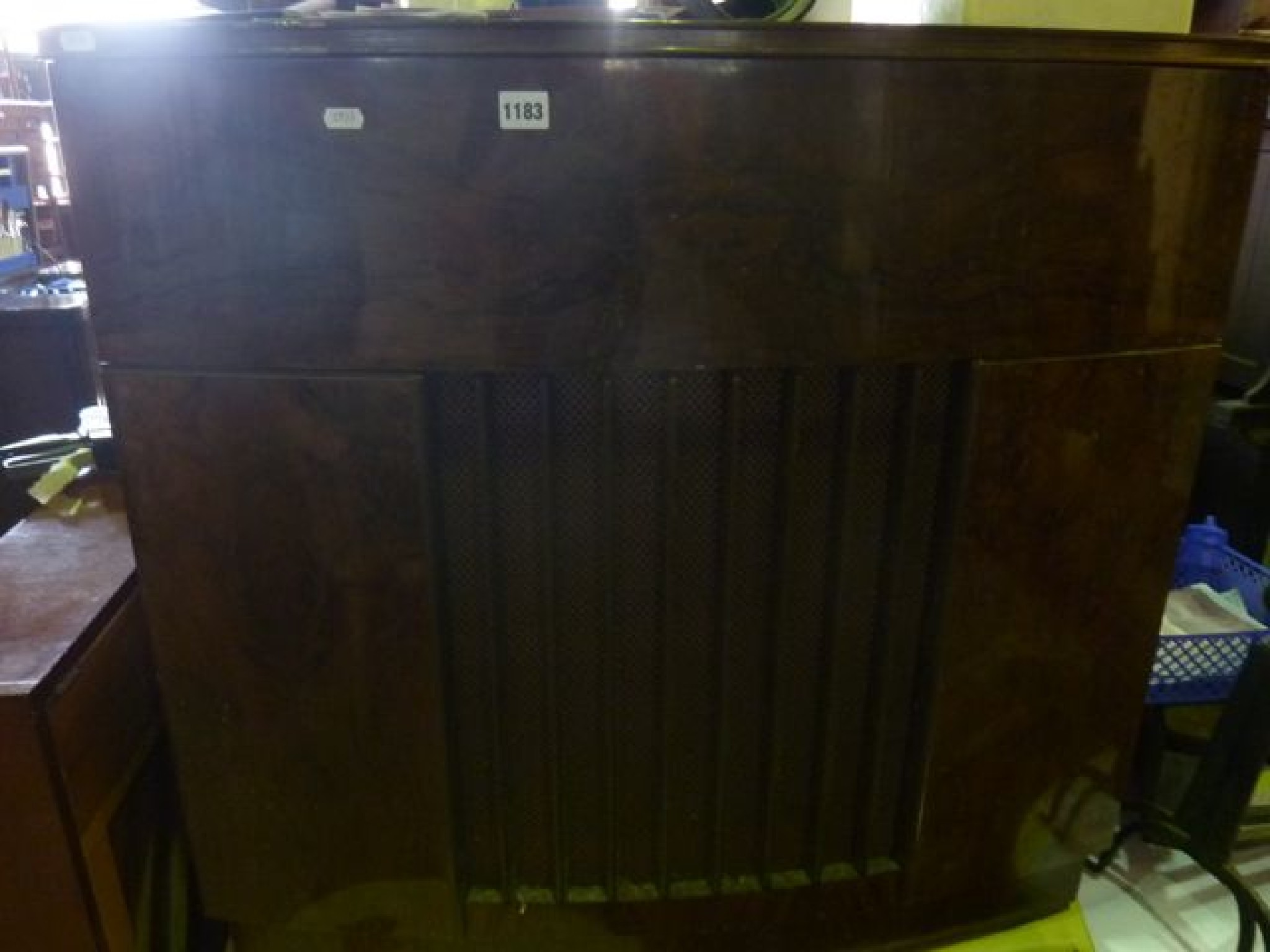 Appraisal: A vntage Decca floorstanding hifidelity reproducer radiogram with Garrard turntable