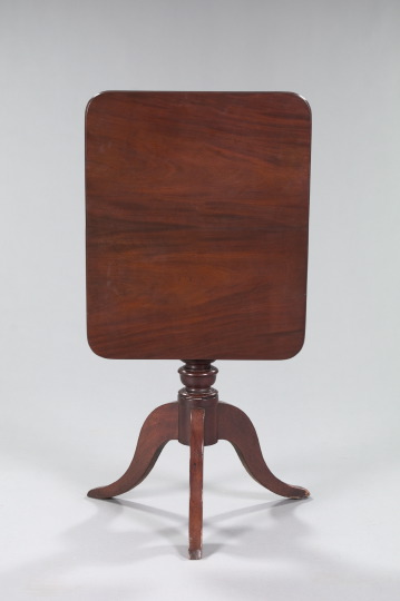 Appraisal: William IV Mahogany Tilt-Top Stand second quarter th century the