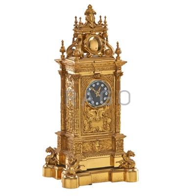 Appraisal: FRENCH GILT BRONZE BRACKET CLOCK Condition Report