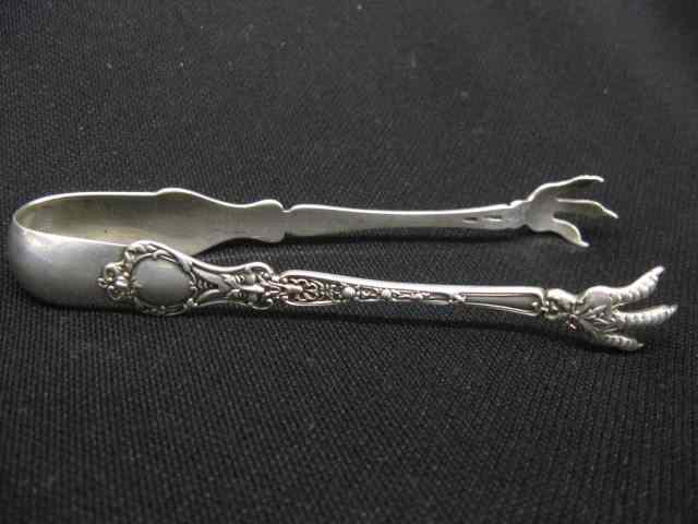 Appraisal: Alvin ''Nuremburg'' Sterling Silver Tongs '' long paw ends excellent