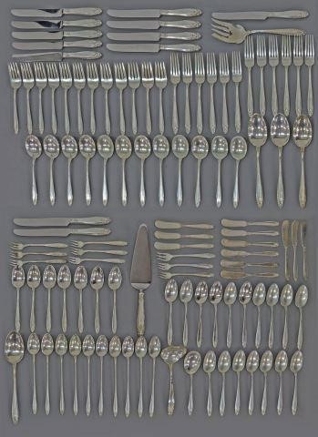 Appraisal: lot of American sterling silver flatware service International Silver Company