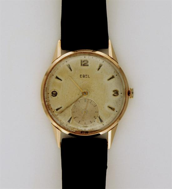 Appraisal: Gentleman's Ebel wristwatch circa Swiss works serial number white face