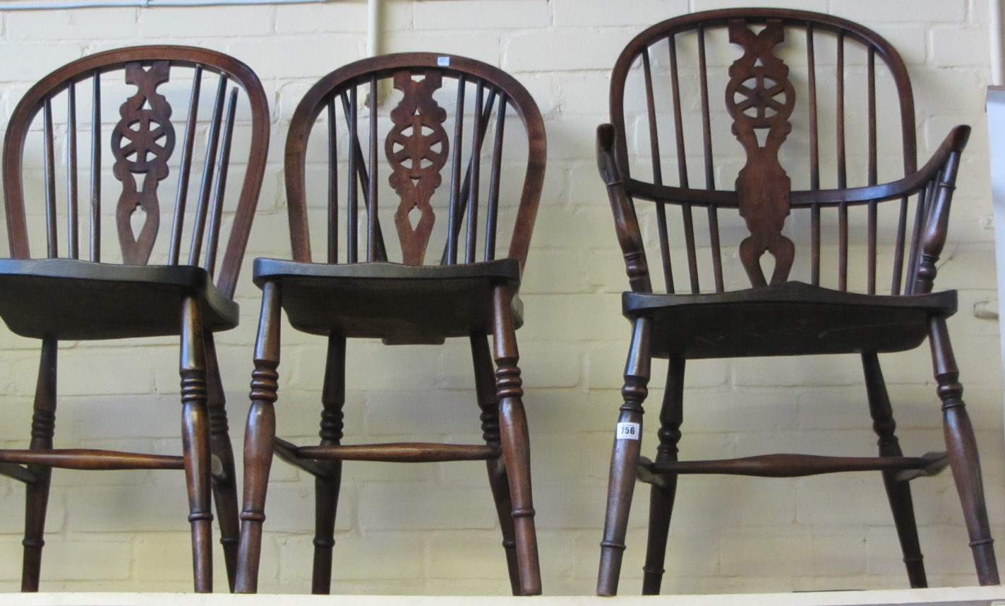 Appraisal: A matched set of twelve ash beech and elm wheel