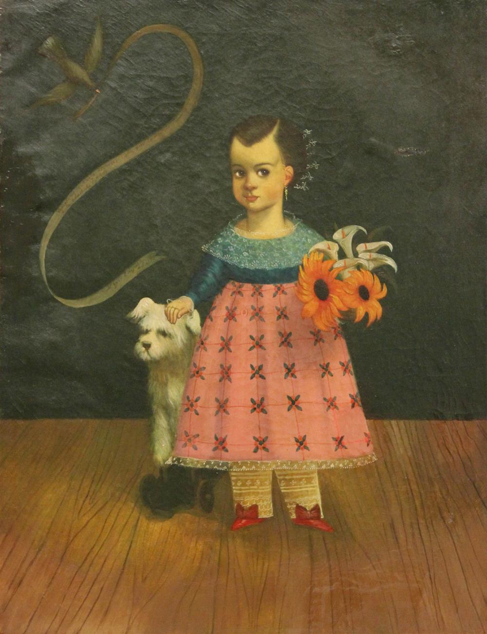 Appraisal: HORACIO RENTERIA ROCHA MEXICAN - PORTRAIT OF A SEVEN-YEAR-OLD GIRL