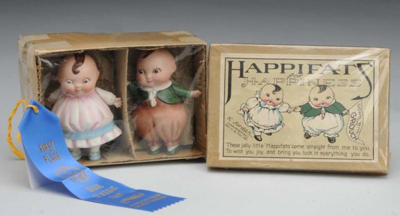 Appraisal: Boxed Set of Happifats Description Germany Ca Designed by Kate