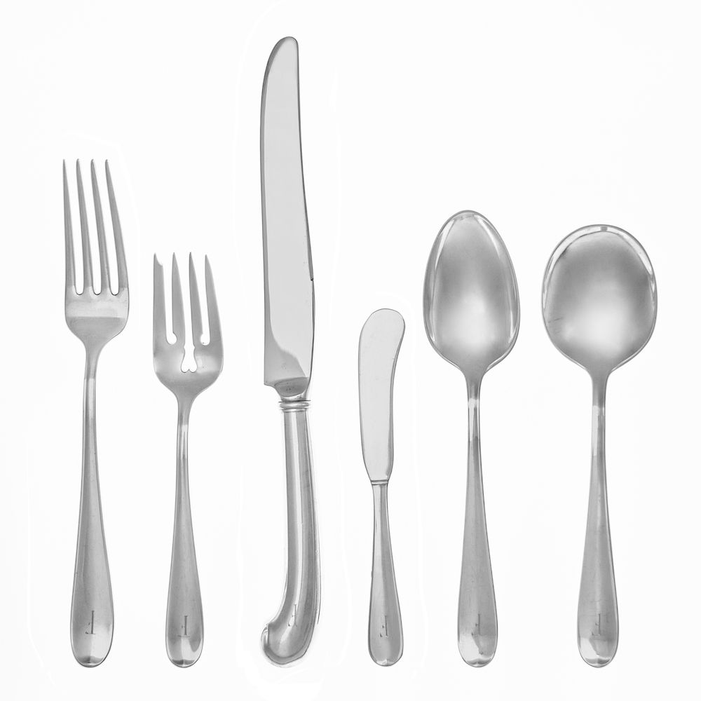 Appraisal: An American Silver Flatware Service An American Silver Flatware Service