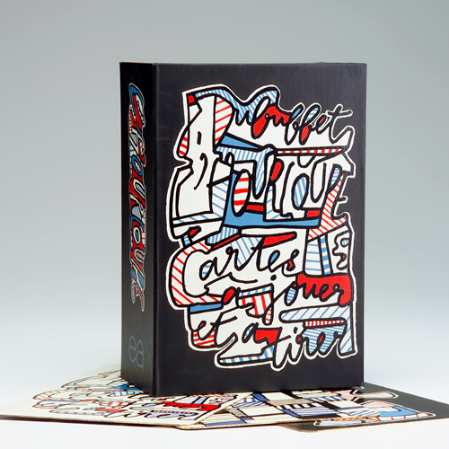 Appraisal: JEAN DUBUFFET Banque de L'Hourloupe complete set of screenprinted playing