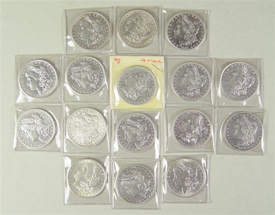 Appraisal: Morgan Dollars Gading VF or Better These coins are common