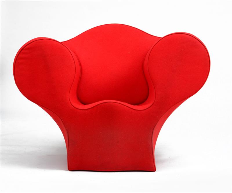 Appraisal: RON ARAD FOR MOROSO SOFT BIG EASY CHAIR Wool upholstery