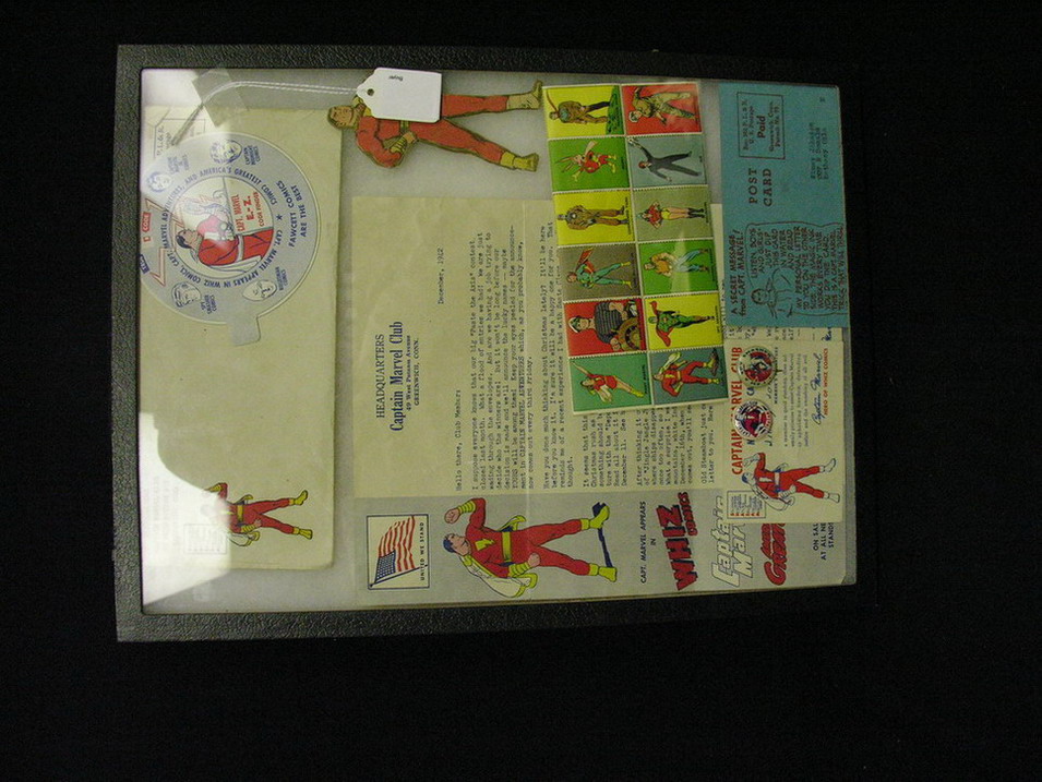 Appraisal: VINTAGE CAPTAIN MARVEL CLUB COLLECTABLE Estate pieces