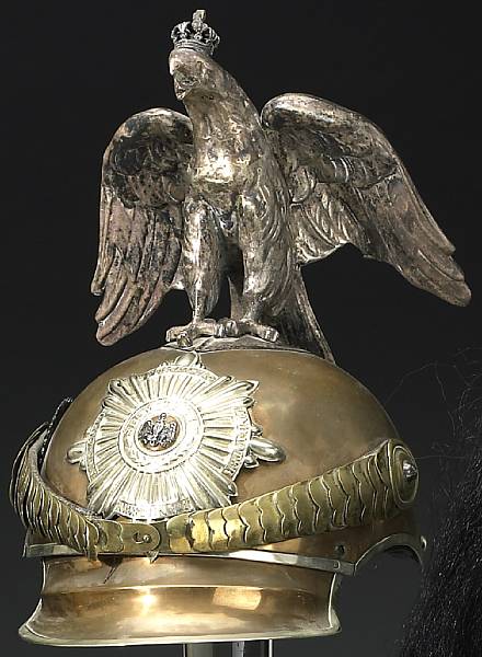 Appraisal: A Prussian Model other ranks Garde du Corps helmet The