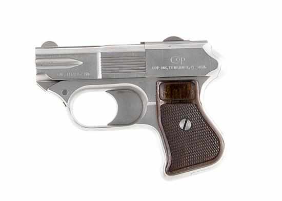 Appraisal: Cop sp magnum derringer th century serial number four barrel