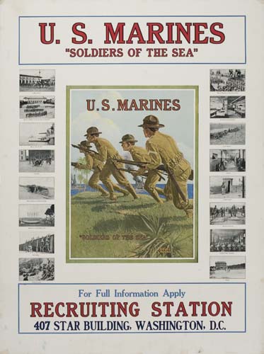 Appraisal: BRUCE MOORE U S MARINES SOLDIERS OF THE SEA Circa