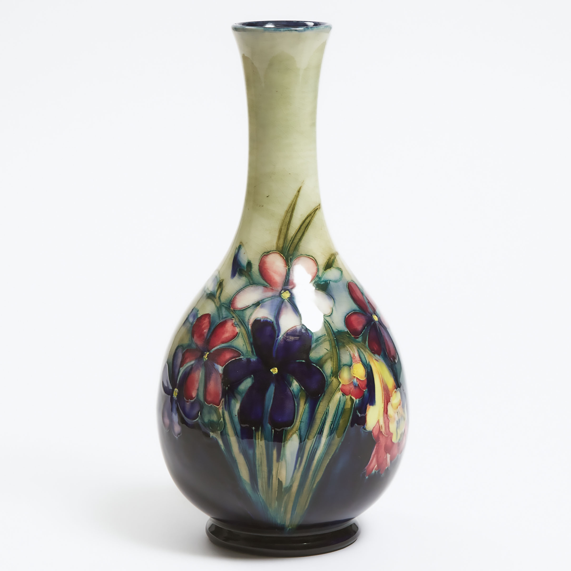 Appraisal: Moorcroft Spring Flower Vase c - height in cm