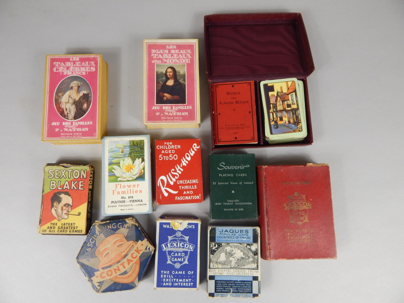 Appraisal: Various games etc to include Sexton Blake card game Contack