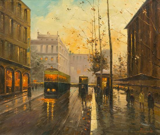 Appraisal: Sale Lot Paul Renard French - Paris oil on panel