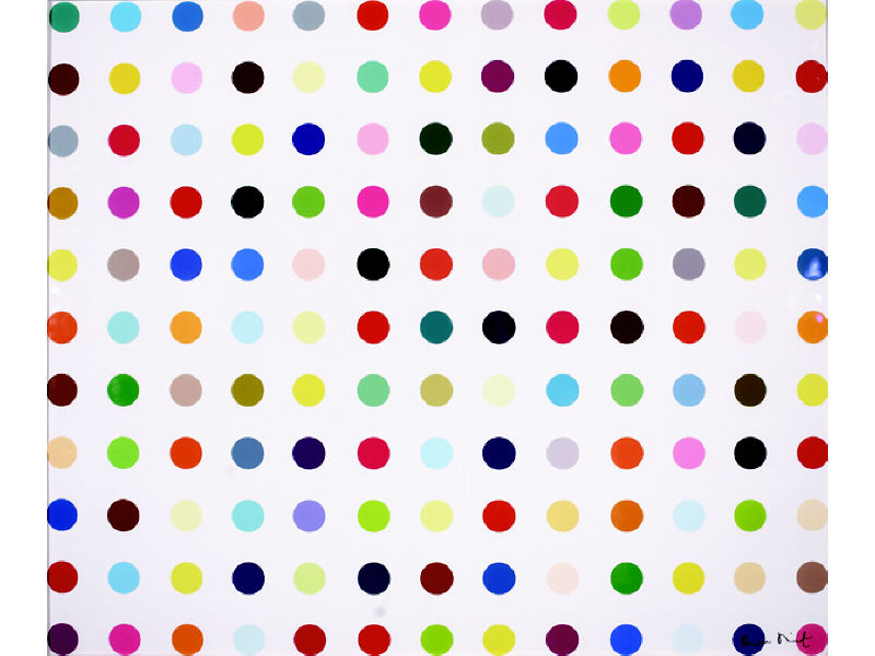 Appraisal: DAMIEN HIRST BRITISH B LYSERGIC ACID DIETHYLAMIDE full color gloss