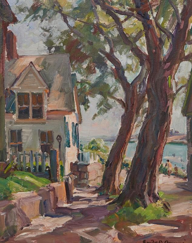 Appraisal: EMILE ALBERT GRUPPE American - King Street Rockport oil on