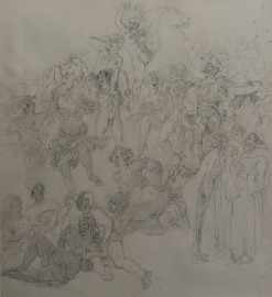 Appraisal: Norman Lindsay - Pirate Debauch pencil inscribed ' illeg '