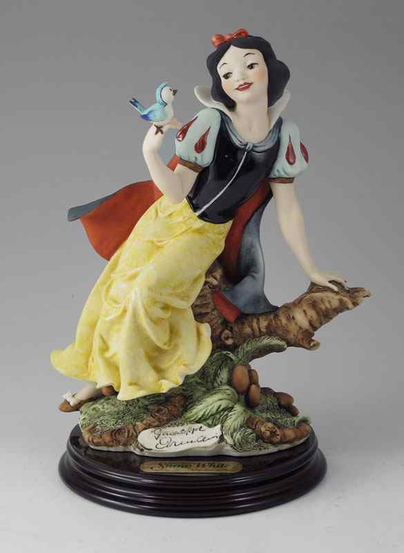 Appraisal: GIUSEPPE ARMANI FLORENCE SCULTURE d'ARTE SNOW WHITE FIGURINE Walt Disney