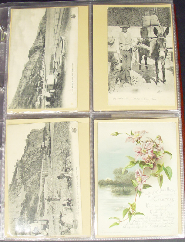 Appraisal: Large album of predominantly Victorian and Edwardian greetings cards including