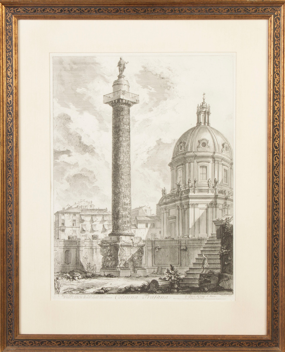 Appraisal: Giovanni Battista Piranesi - Colonna Trajana Sgn Lower right Piranesi