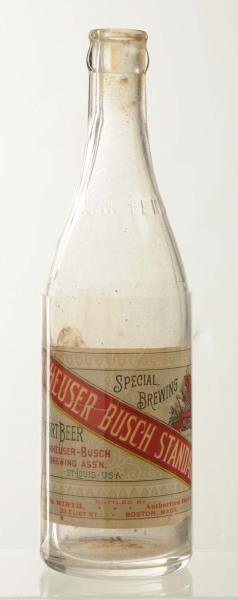 Appraisal: Anheuser-Busch Pre-Prohibition Beer Bottle This bottle includes an Anheuser-Busch Standard