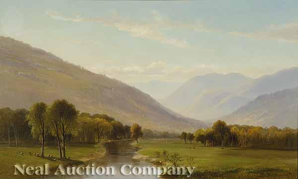 Appraisal: Benjamin Champney American - View of the Green Mountains near