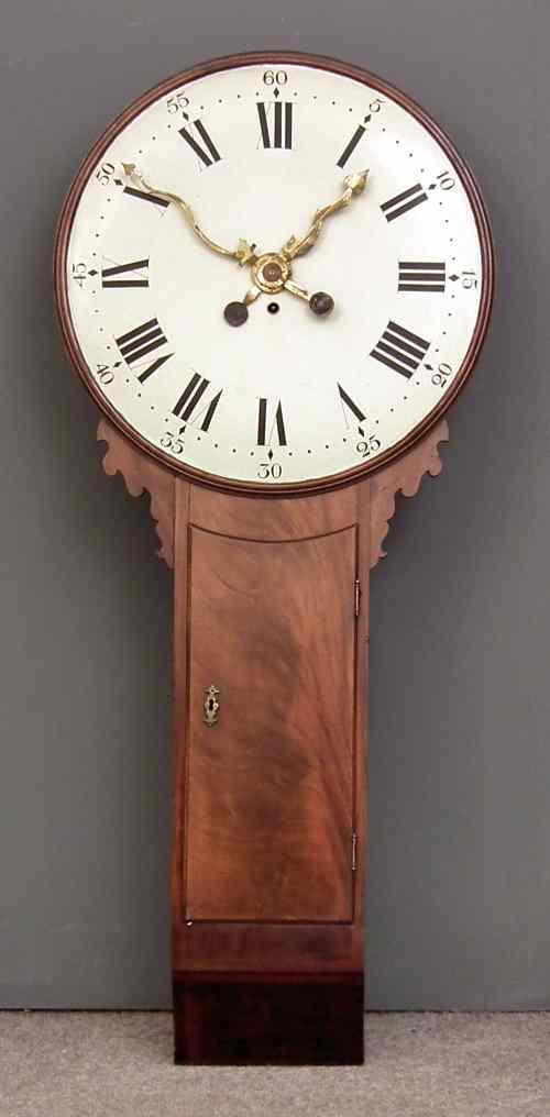 Appraisal: An early th Century mahogany cased ''Tavern'' clock the ins