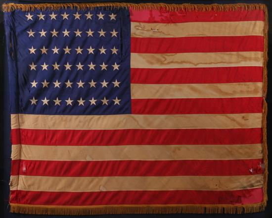 Appraisal: -STAR FLAG As Is condition Embroidered stars and sewn stripes