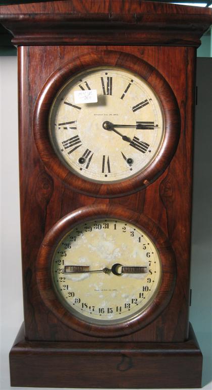 Appraisal: Rosewood regulator shelf clockcirca