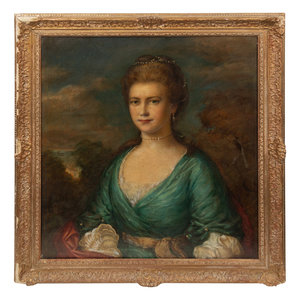 Appraisal: British School th th Century Portrait of a Lady oil