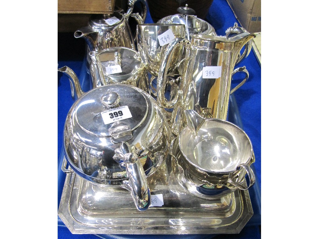 Appraisal: Tray lot of EP - tureen hotelware etc