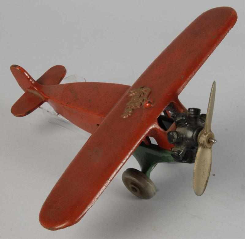 Appraisal: Cast Iron Vindex Fokker Airplane Toy Description American Embossed Fokker