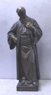 Appraisal: GLADENBECK Oskar Signed Bronze of an Arab Man A great