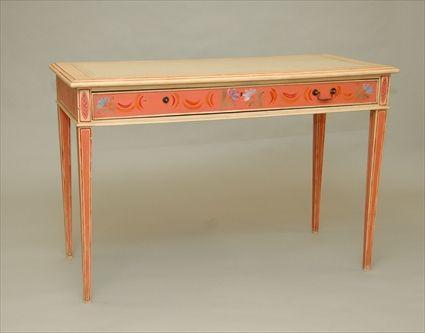 Appraisal: Painted Continental Side Table