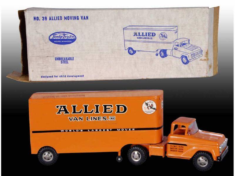 Appraisal: Pressed Steel Tonka Allied Moving Van Toy with Description ''