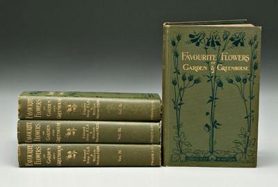 Appraisal: Stepp Watson Favorite Flowers four volumes Edward Stepp and W