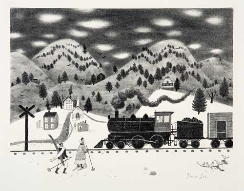 Appraisal: AMERICAN PRINTMAKERS Group of prints PHILIP CHENEY April Thaw lithograph