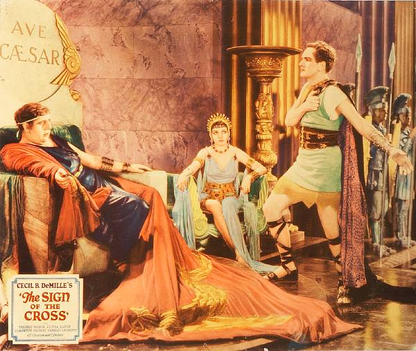 Appraisal: A small group of jumbo lobby cards s Three in