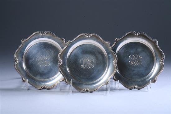 Appraisal: TWELVE FRANK M WHITING STERLING SILVER BREAD AND BUTTER PLATES